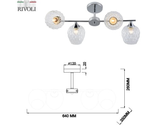 Потолочная люстра Arlene 3139-304 Rivoli
