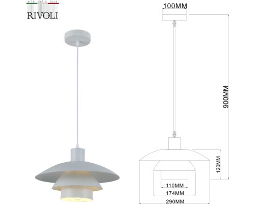 Подвесной светильник Xenobia 5097-201 Rivoli