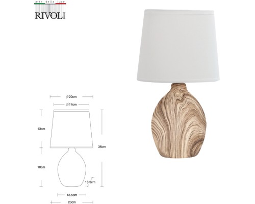 Интерьерная настольная лампа Chimera 7072-503 Rivoli