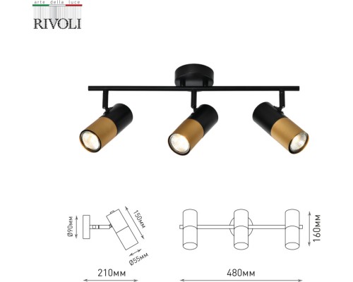 Спот Belladonna 7073-703 Rivoli