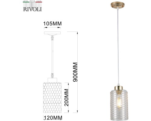 Подвесной светильник Malice 9124-201 Rivoli