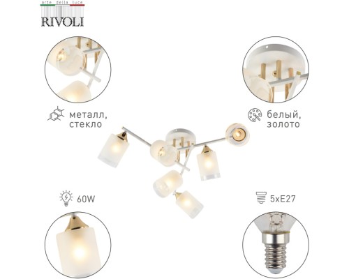 Потолочная люстра Georgiana 9144-205 Rivoli