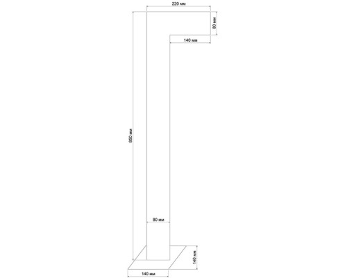 Наземный светильник Тор II V10211 Runden