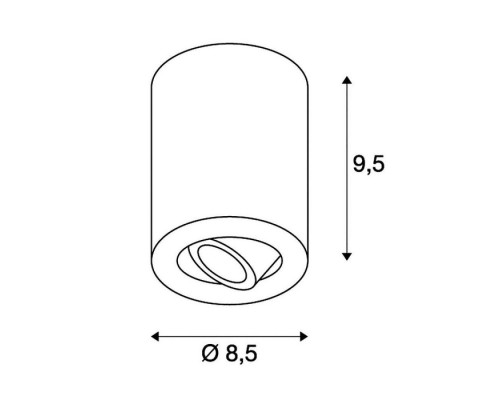 Точечный светильник Triledo 1002010 SLV