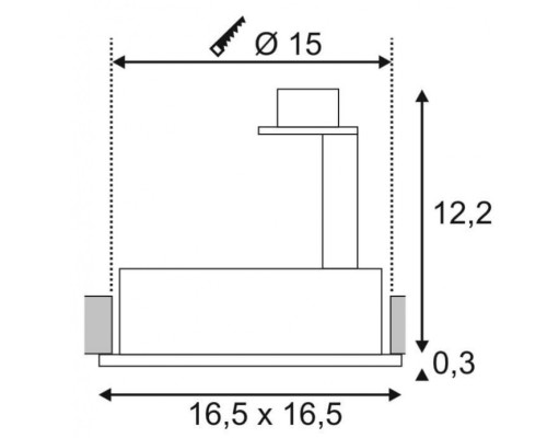 Точечный светильник New 111371 SLV