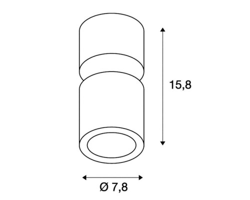 Точечный светильник Supros 116330 SLV