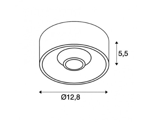 Точечный светильник Occuldas 117381 SLV