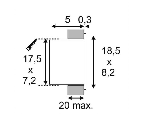 Точечный светильник Bedside 146242 SLV