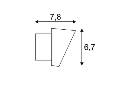 Настенный светильник Wave 147823 SLV
