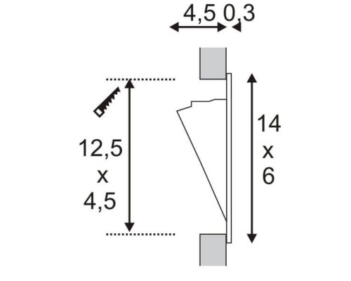 Точечный светильник Led 152070 SLV