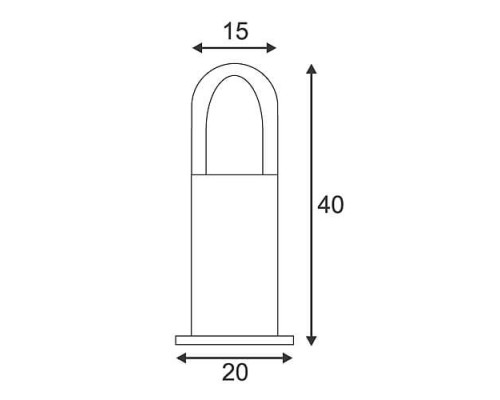 Наземный светильник Rusty 229431 SLV