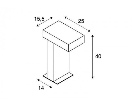 Наземный светильник Rusty 230090 SLV