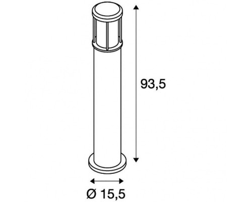 Наземный светильник Otos 230465 SLV