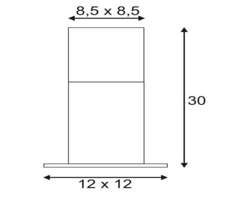 Наземный светильник Grafit 231215 SLV