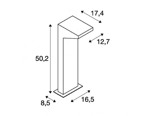 Наземный светильник Iperi 231305 SLV