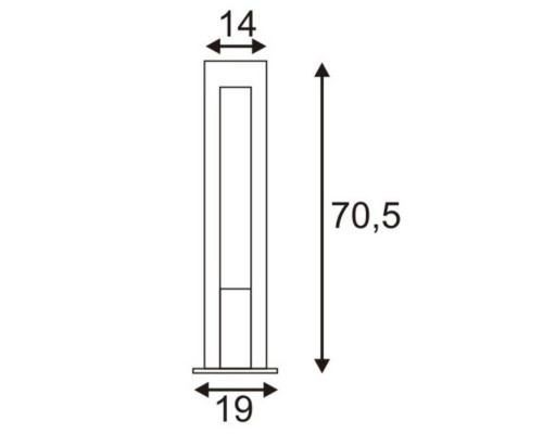 Наземный светильник Arrock 231420 SLV