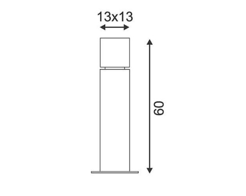 Наземный светильник Square 232246 SLV