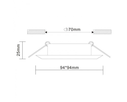 Точечный светильник Quosis ST204.408.01 ST Luce