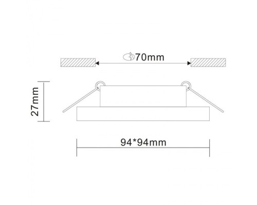 Точечный светильник Gera ST205.418.01 ST Luce