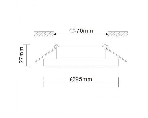 Точечный светильник Gera ST205.508.01 ST Luce