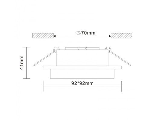 Точечный светильник Chomia ST206.518.01 ST Luce