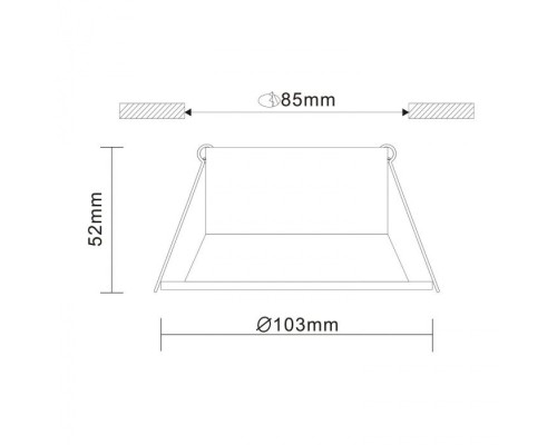 Точечный светильник Grosi ST207.508.01 ST Luce