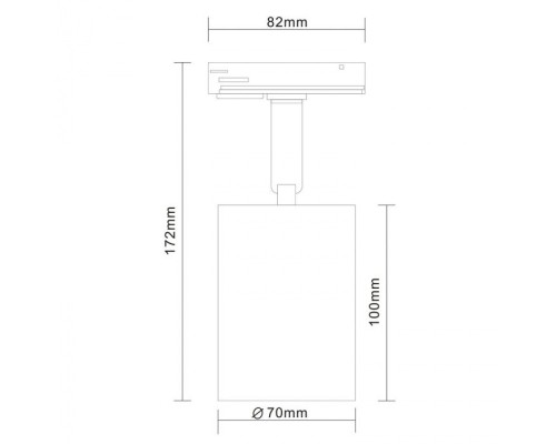 Трековый светильник Vali ST302.406.01 ST Luce