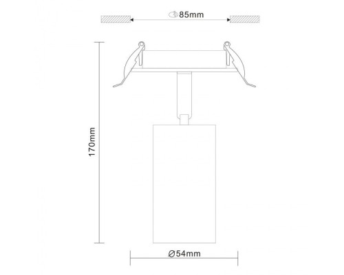 Точечный светильник Dario ST303.508.01 ST Luce
