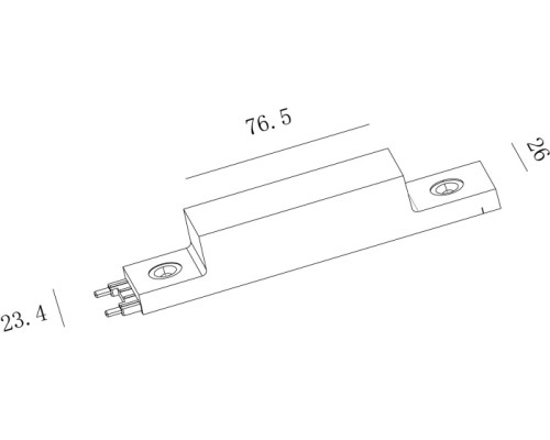 Подводы питания SLIM CN-SLIM-BL-PW SWG
