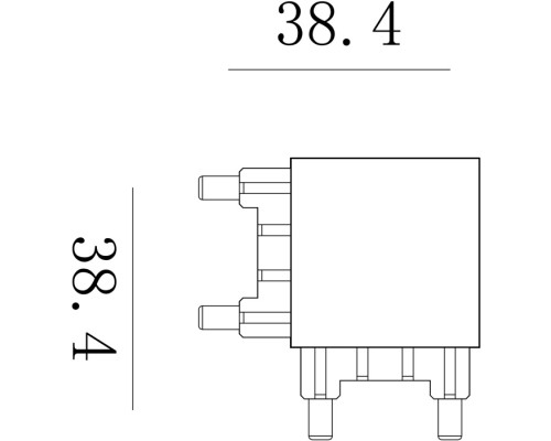 Коннектор SLIM CN-SLIM-WH-L SWG