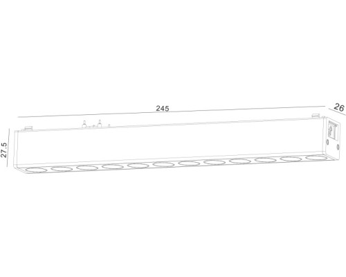 Трековый светильник SLIM DL-SLIM-DRBL-12-CCT SWG