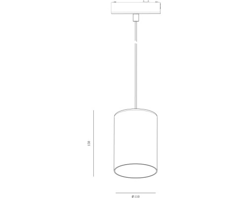 Трековый светильник SLIM P-SLIM-150GLWH-6-CCT SWG