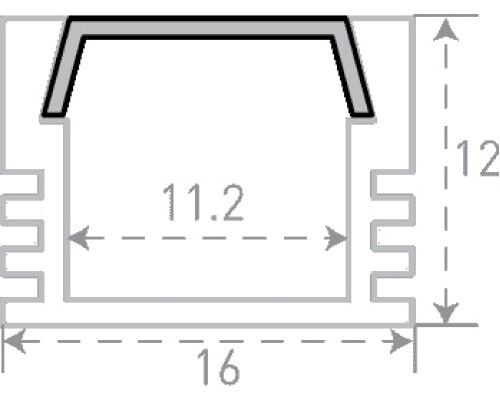 Профиль SF SF-1612-BL SWG