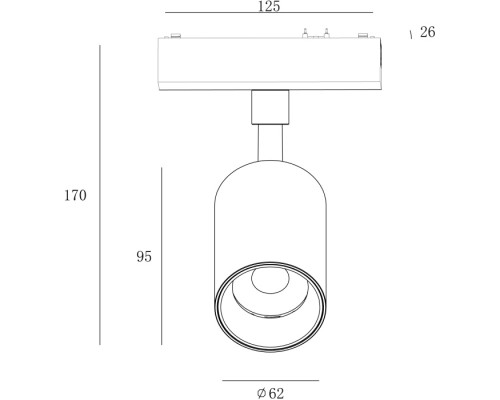 Трековый светильник SLIM SL-SLIM-SPBL-20-CCT SWG