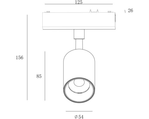 Трековый светильник SLIM SL-SLIM-SPWH-15-CCT SWG