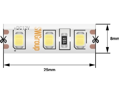 Светодиодная лента  SWG2120-12-9.6-W-65 SWG