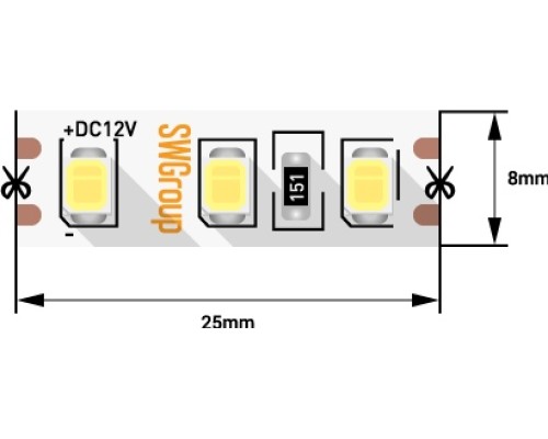 Светодиодная лента SWG2120 SWG2120-12-9.6-W-66-M SWG