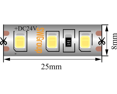 Светодиодная лента SWG2120 SWG2120-24-9.6-W-65-M SWG