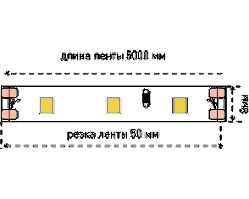 Светодиодная лента SWG260 SWG260-12-6.3-WW-M SWG