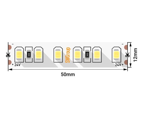Светодиодная лента SWG2P120 SWG2P120-CC-24-9.6-WW SWG