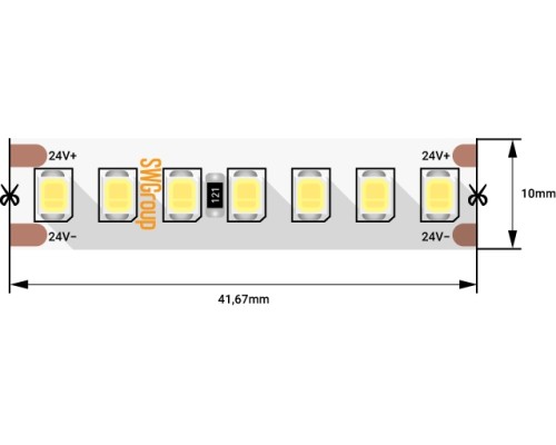 Светодиодная лента  SWG2P168-24-17.3-W-20 SWG