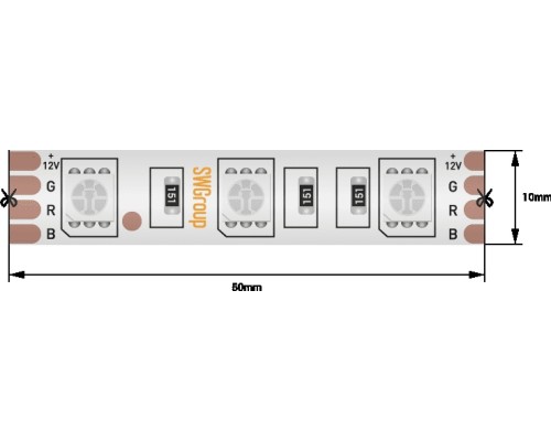Светодиодная лента SWG560 SWG560-12-14.4-RGB-68-M SWG