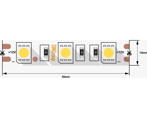 Светодиодная лента SWG560 SWG560-12-14.4-WW-66-M SWG