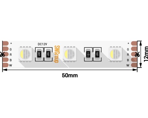 Светодиодная лента SWG560 SWG560-12-19.2-RGBWW-M SWG