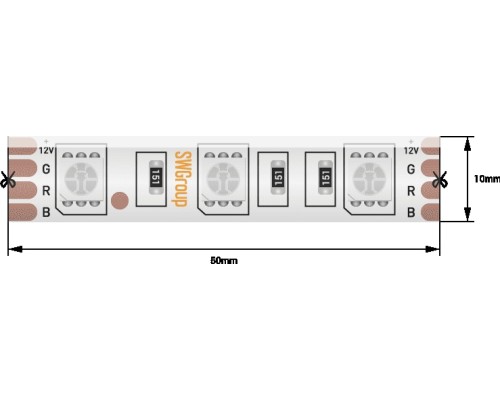 Светодиодная лента SWG560 SWG560-24-14.4-RGB-68-M SWG