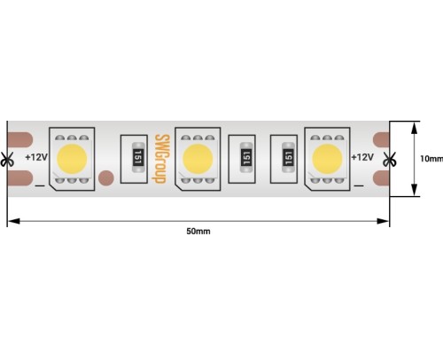 Светодиодная лента SWG560 SWG560-24-14.4-WW-68-M SWG