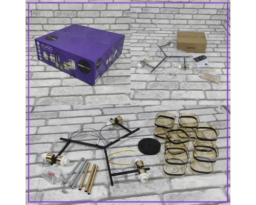 Потолочная люстра Klaso SF3316/6C-BK-FGD Seven Fires