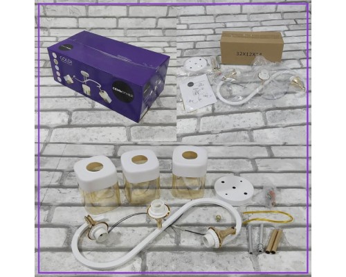 Потолочная люстра Goldi SF3323/3C-FGD-WT Seven Fires