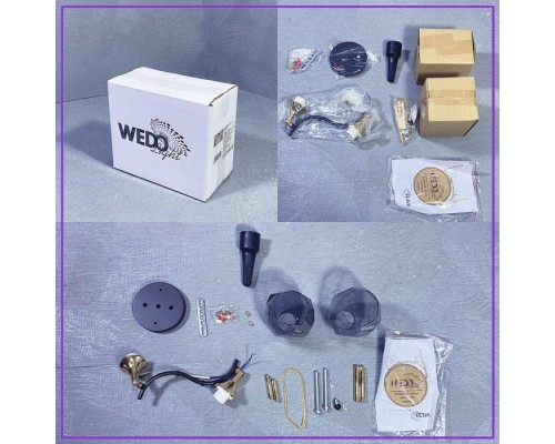 Потолочная люстра Koul SF3329/2C-CF-FGD-SMK Seven Fires