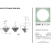 Подвесной светильник 1061 1061-5PL Simple Story